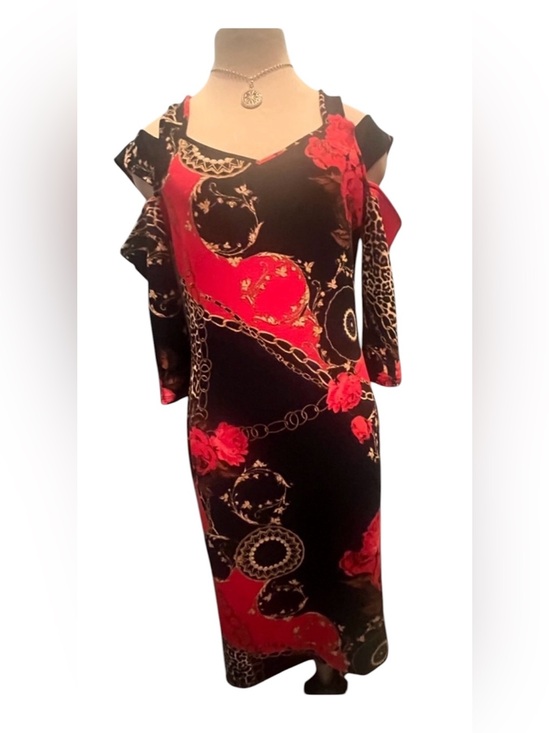 BOLD elements Dresses & Skirts - Bold Elements Floral Dress L